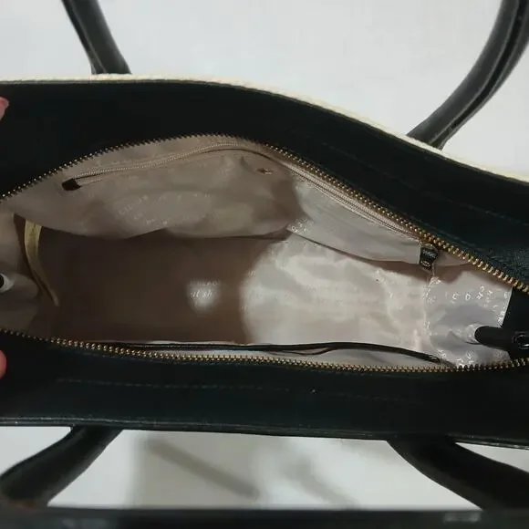 Kate Spade Handbag New York Cameron Street Shell Staci Straw Medium Tote Raffia - Picture 11 of 16